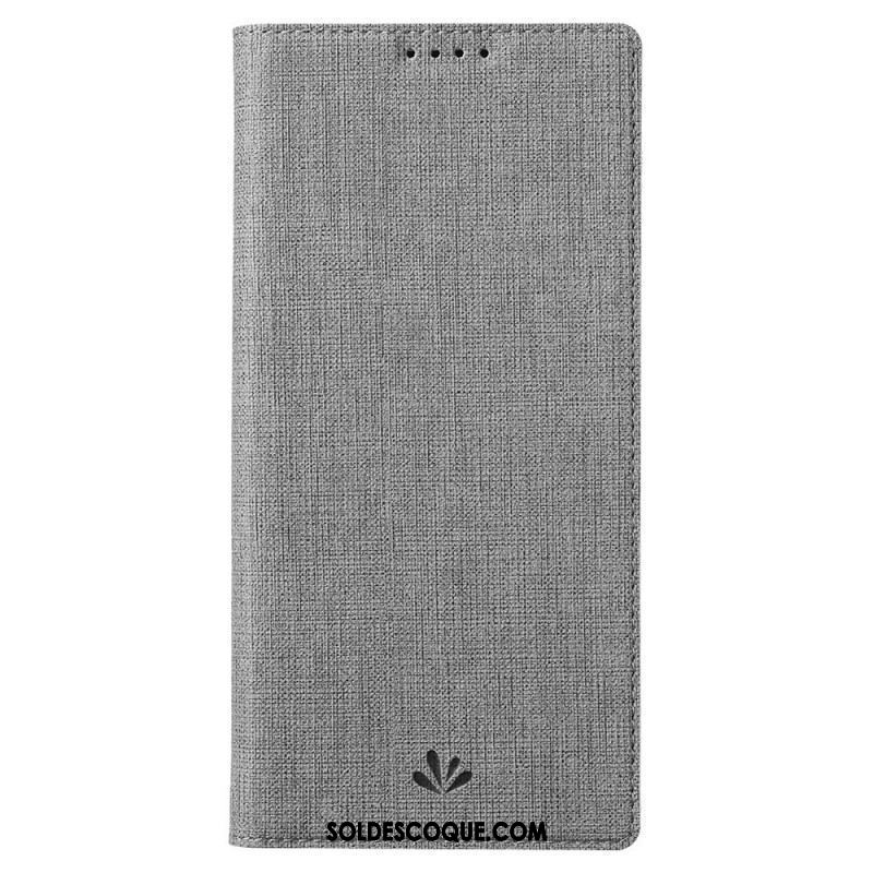 Flip Cover Oppo Find X5 Texture Tissu VILI