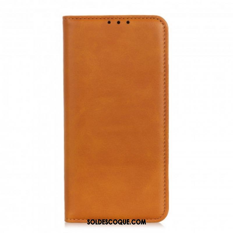 Flip Cover Oppo Reno 6 5G Cuir Fendu Élégance