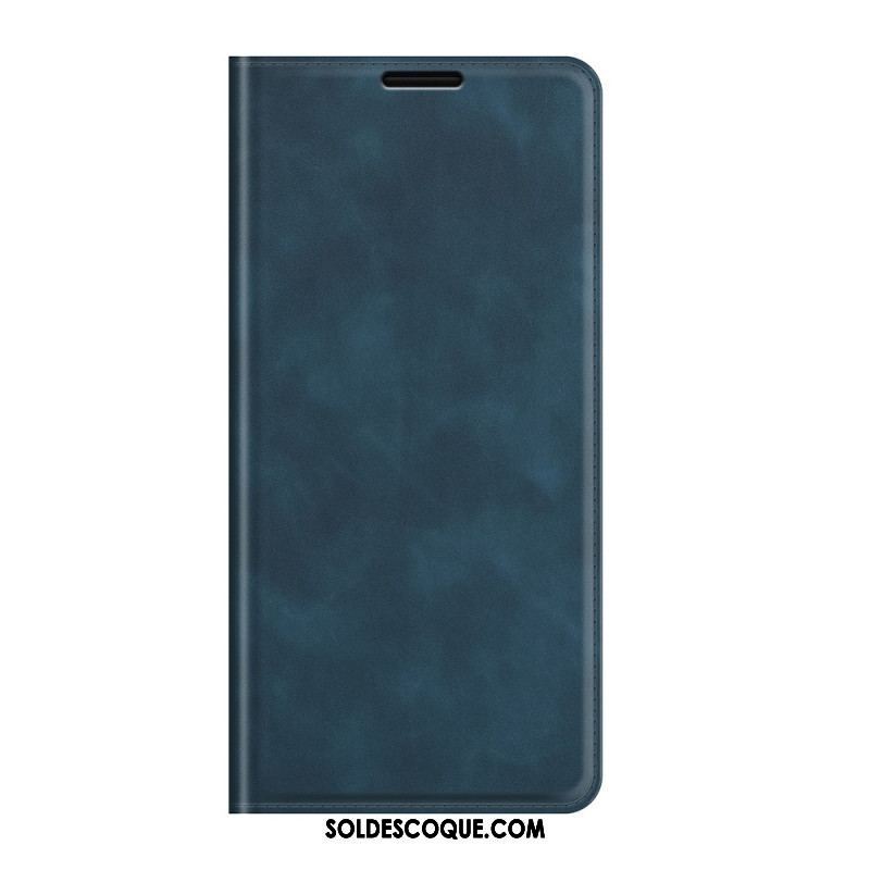 Flip Cover Oppo Reno 6 Pro 5G Skin-Touch Douceur