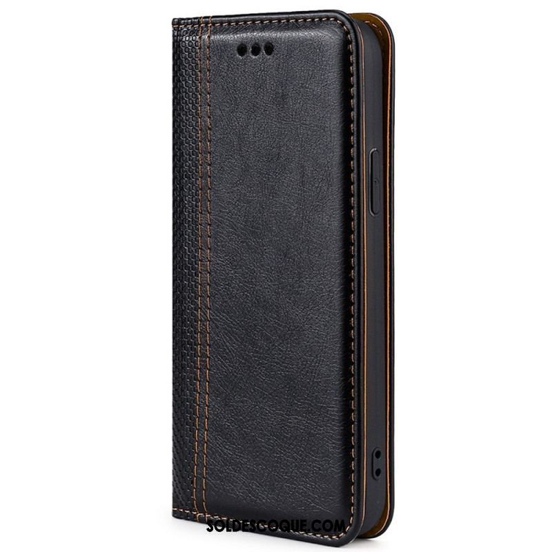 Flip Cover Oppo Reno 7 Simili Cuir Vintage