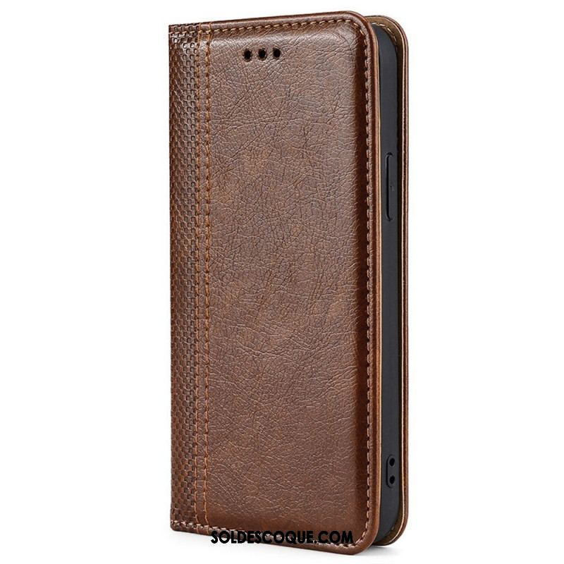 Flip Cover Oppo Reno 7 Simili Cuir Vintage