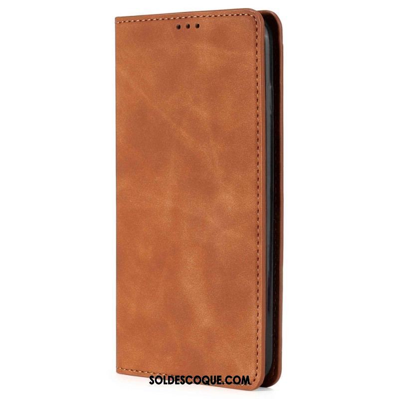 Flip Cover Oppo Reno 8 Effet Cuir