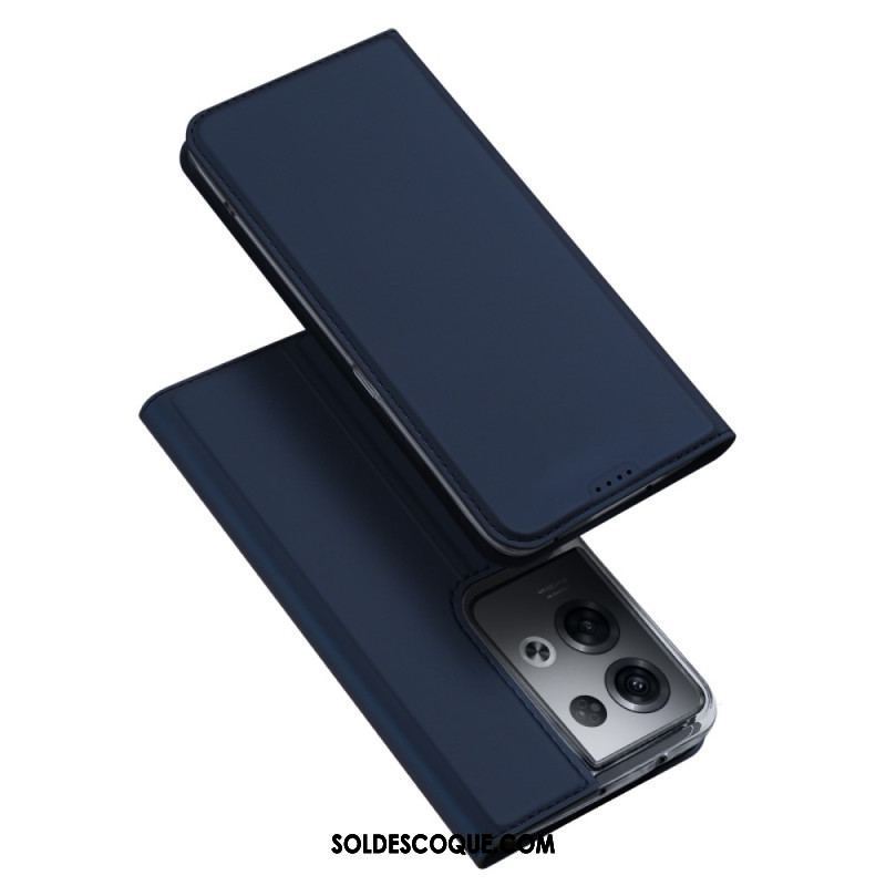 Flip Cover Oppo Reno 8 Pro Skin Pro DUX DUCIS