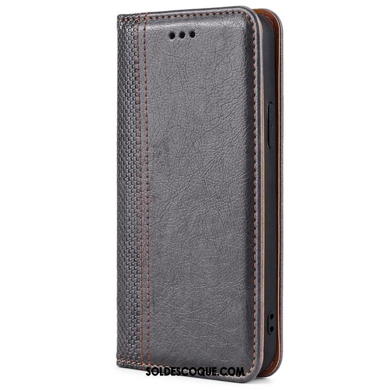 Flip Cover Oppo Reno 8 Simili Cuir Vintage