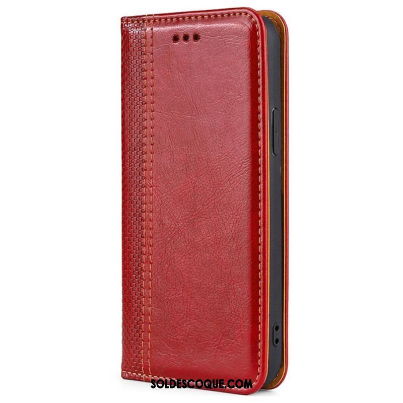 Flip Cover Oppo Reno 8 Simili Cuir Vintage