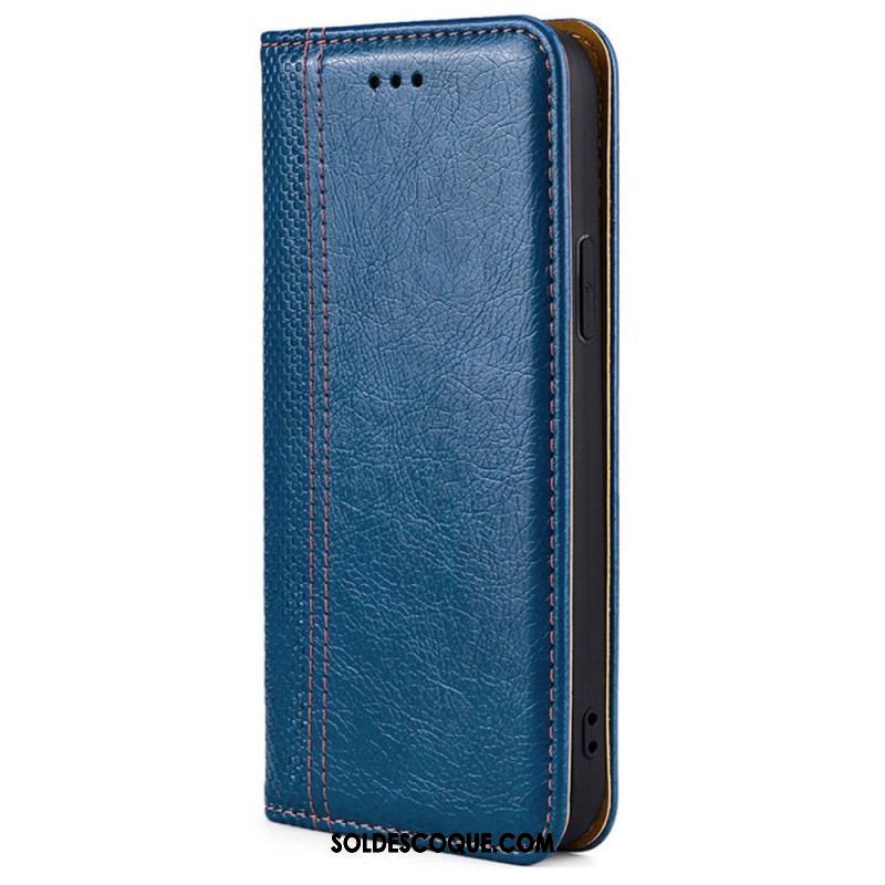 Flip Cover Oppo Reno 8 Simili Cuir Vintage