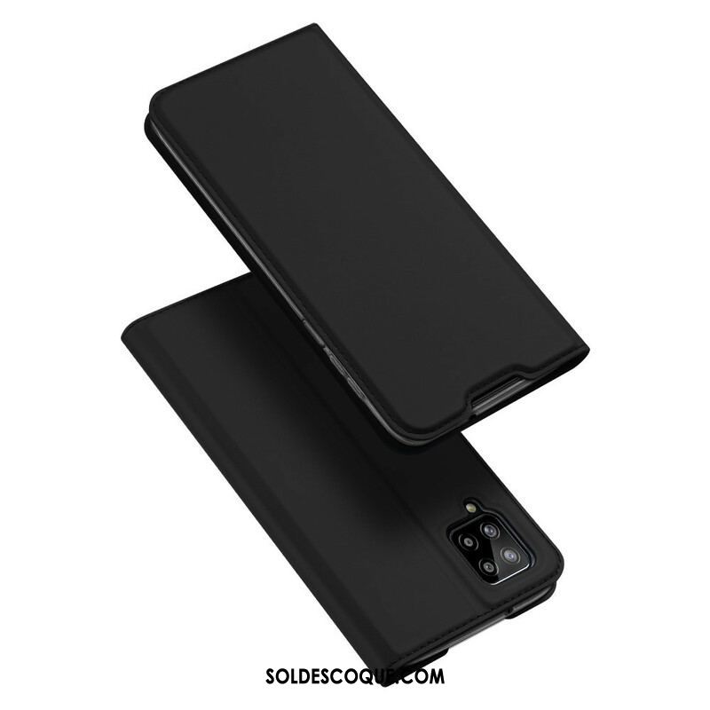 Flip Cover Samsung Galaxy A12 / M12 Skin Pro DUX DUCIS