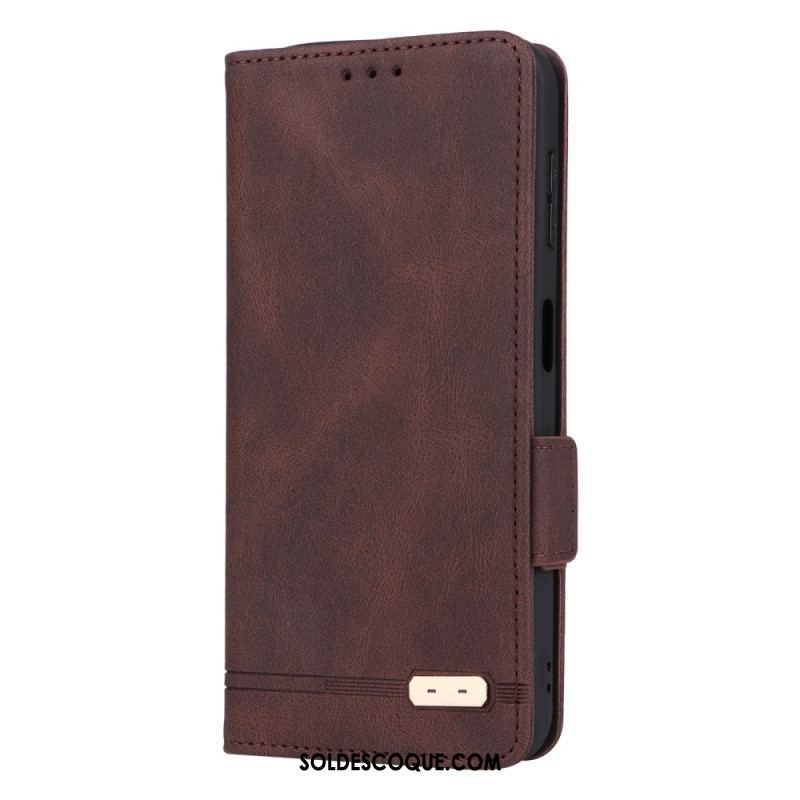 Flip Cover Samsung Galaxy A14 5G / A14 Texture Cuir