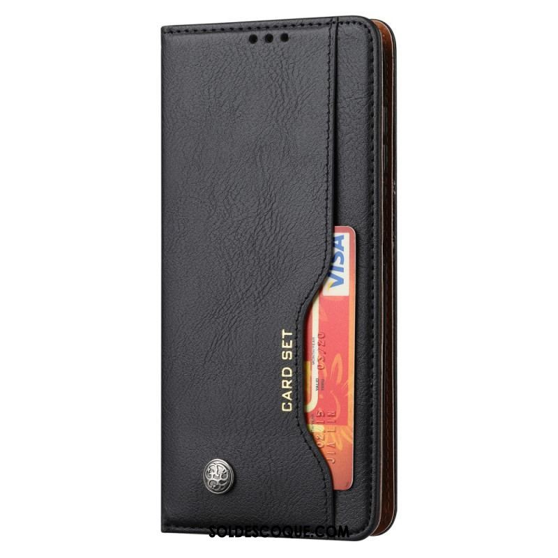 Flip Cover Samsung Galaxy A14 5G Simili Cuir Porte-Cartes