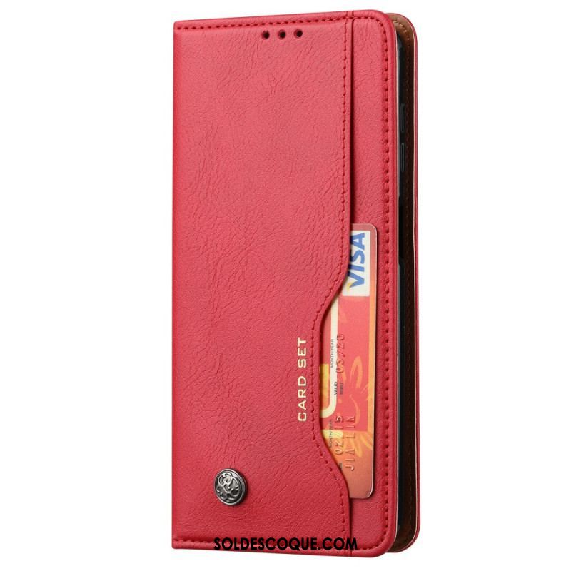 Flip Cover Samsung Galaxy A14 5G Simili Cuir Porte-Cartes