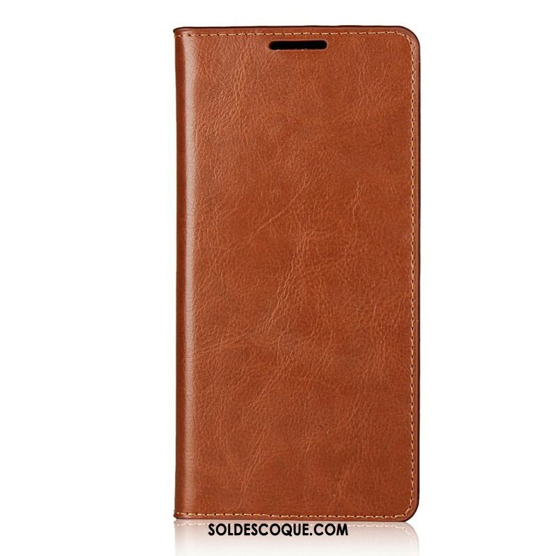 Flip Cover Samsung Galaxy A51 5G Cuir Véritable