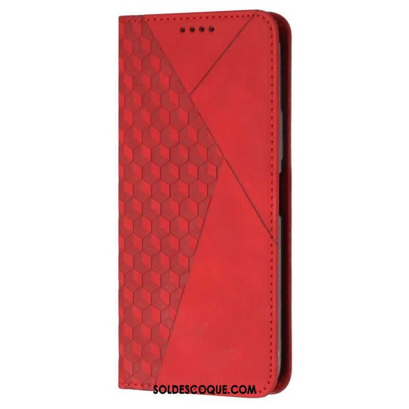 Flip Cover Samsung Galaxy A54 5G Style Cuir Motif 3D