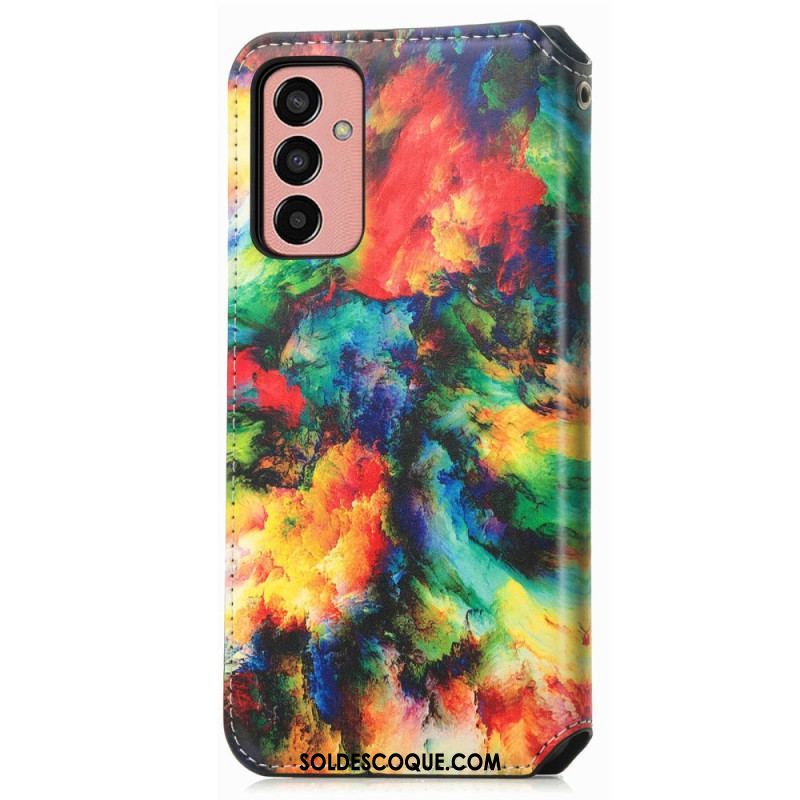 Flip Cover Samsung Galaxy M13 Design RFID Caseneo