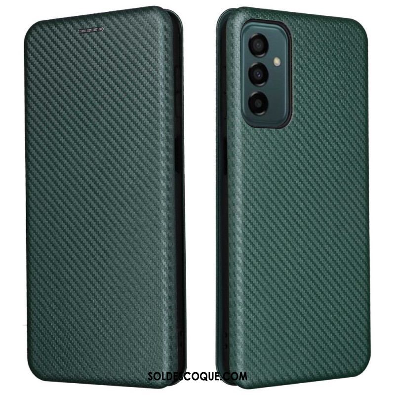 Flip Cover Samsung Galaxy M23 5G Fibre Carbone