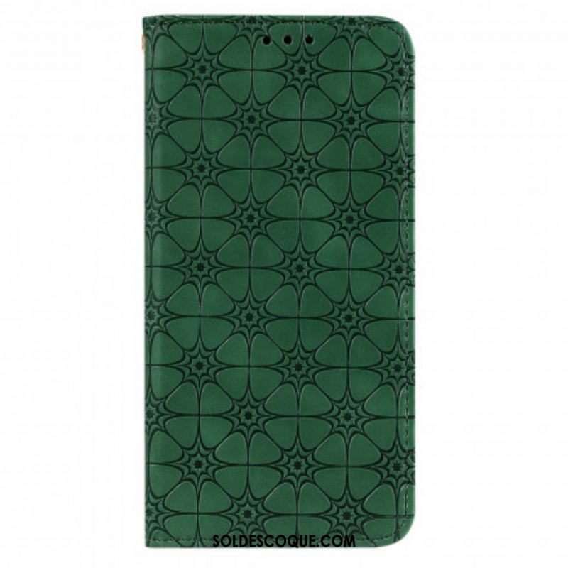 Flip Cover Samsung Galaxy M31 Fleurs Baroques