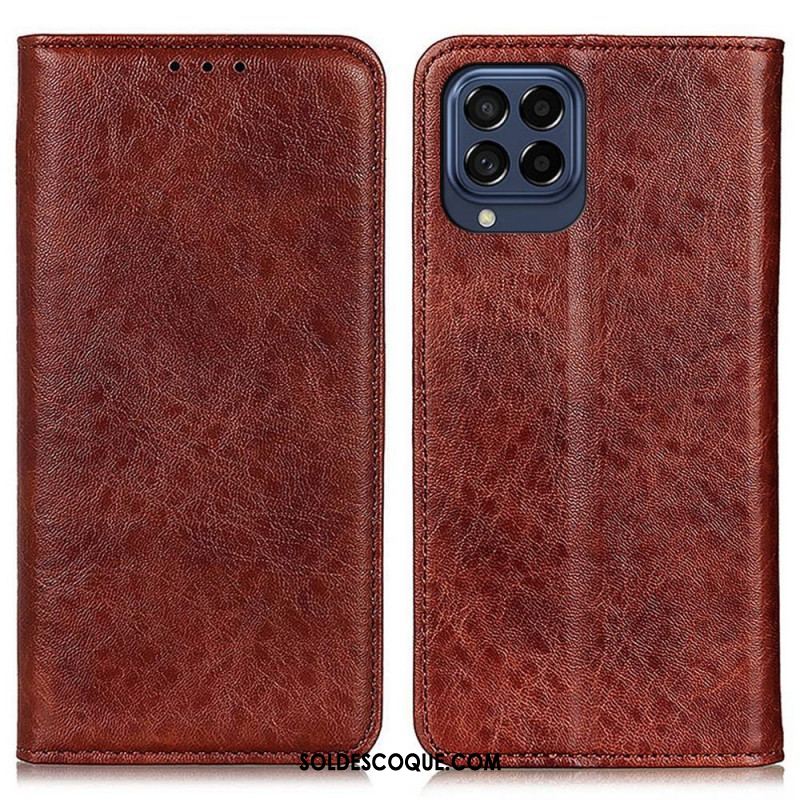 Flip Cover Samsung Galaxy M53 5G Texture Cuir