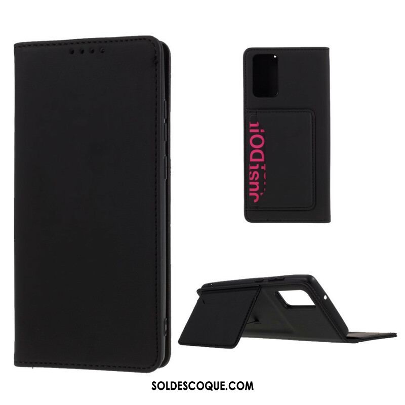 Flip Cover Samsung Galaxy Note 20 Porte-Carte Support