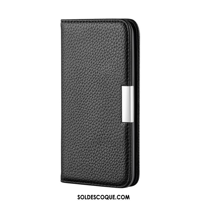 Flip Cover Samsung Galaxy Note 20 Simili Cuir Litchi Ultra Chic