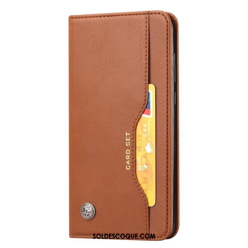 Flip Cover Samsung Galaxy Note 20 Ultra Simili Cuir Porte-Cartes