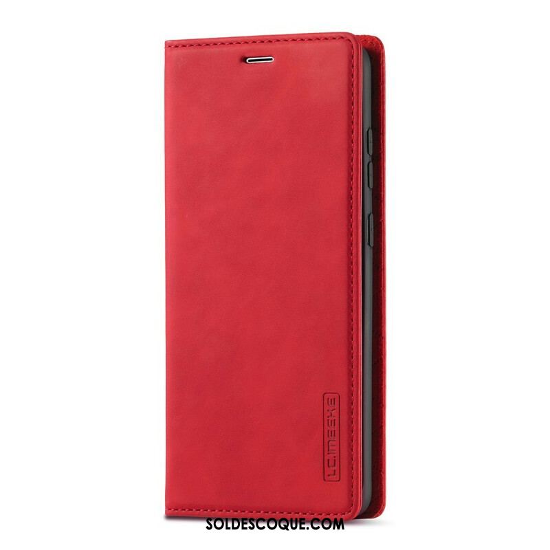 Flip Cover Samsung Galaxy S20 FE LC.IMEEKE Effet Cuir