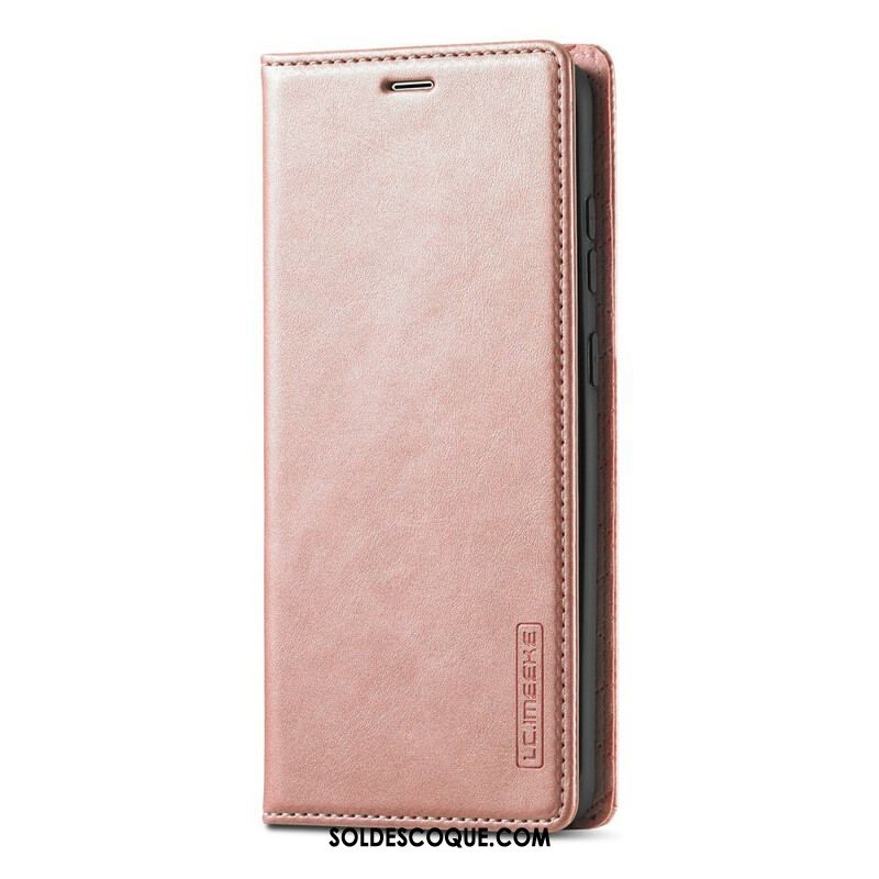 Flip Cover Samsung Galaxy S20 FE LC.IMEEKE Effet Cuir