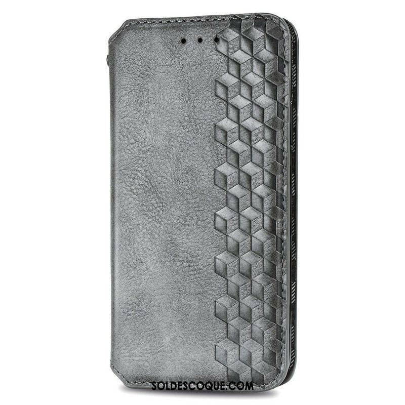 Flip Cover Samsung Galaxy S20 FE Simili Cuir Texture Diamant