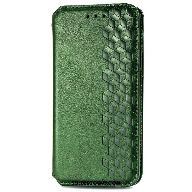 Flip Cover Samsung Galaxy S20 FE Simili Cuir Texture Diamant