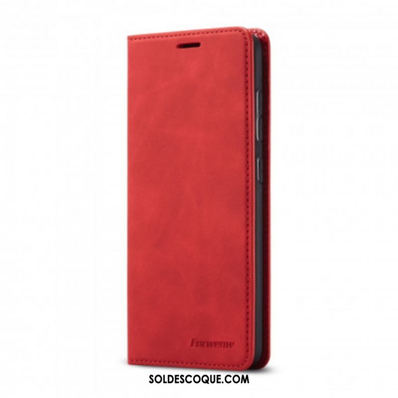 Flip Cover Samsung Galaxy S21 5G Effet Cuir FORWENW