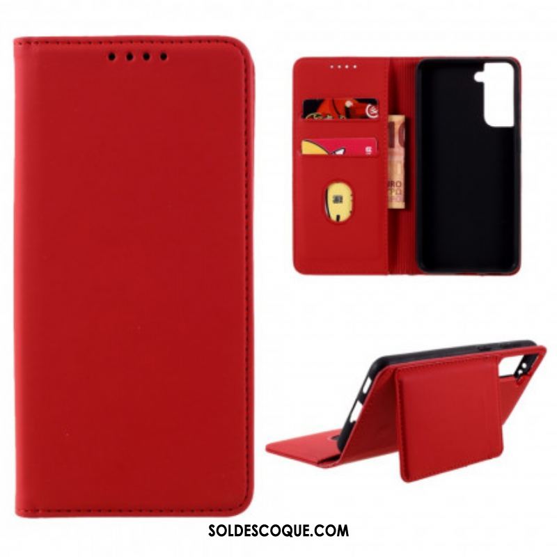 Flip Cover Samsung Galaxy S21 5G Porte-Carte Support