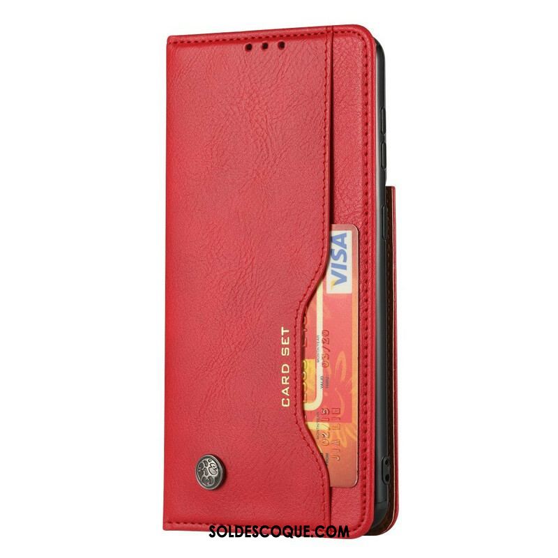 Flip Cover Samsung Galaxy S21 5G Simili Cuir Porte-Cartes