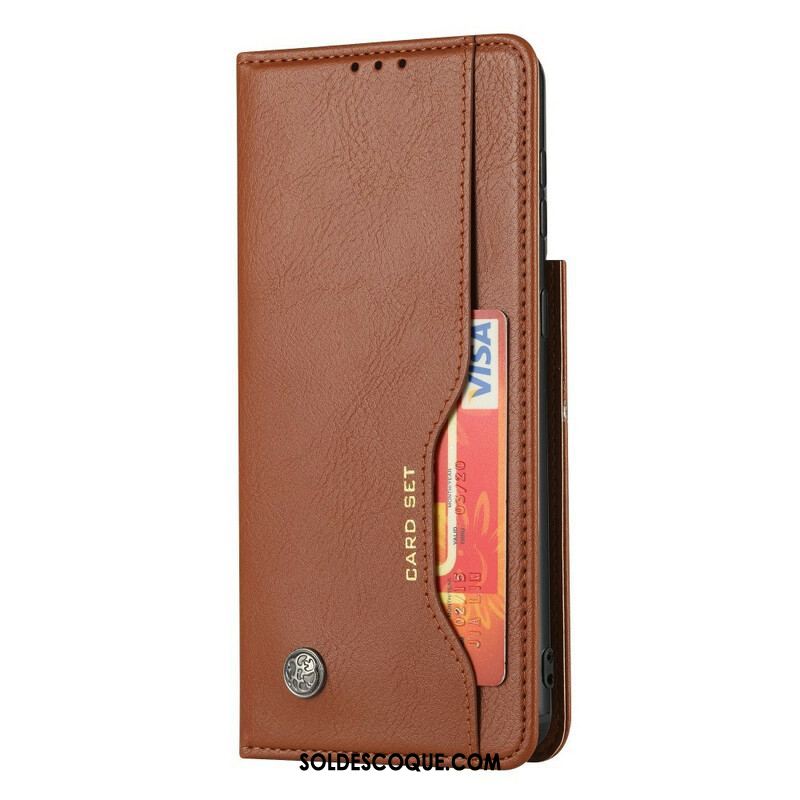 Flip Cover Samsung Galaxy S21 5G Simili Cuir Porte-Cartes