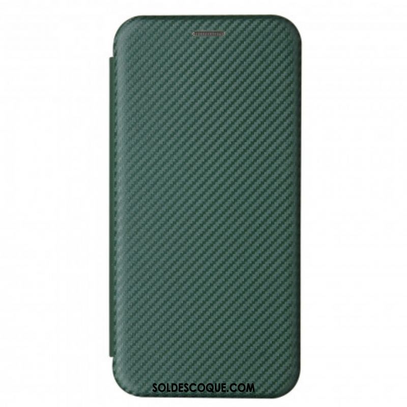 Flip Cover Samsung Galaxy S21 Plus 5G Fibre Carbone