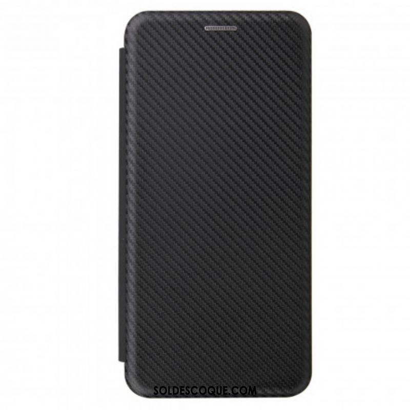 Flip Cover Samsung Galaxy S21 Ultra 5G Fibre Carbone