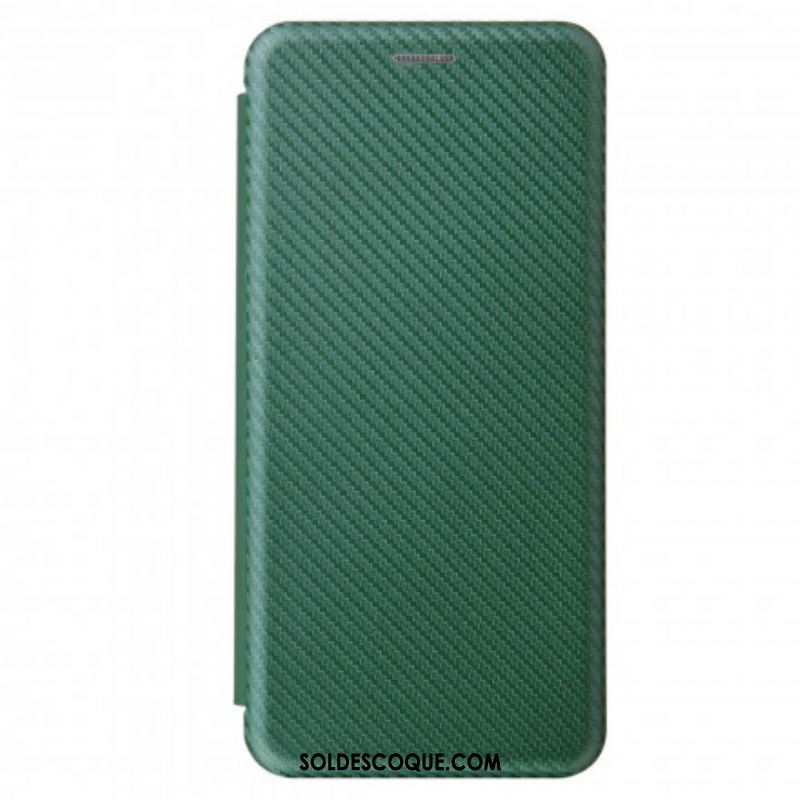 Flip Cover Samsung Galaxy S21 Ultra 5G Fibre Carbone