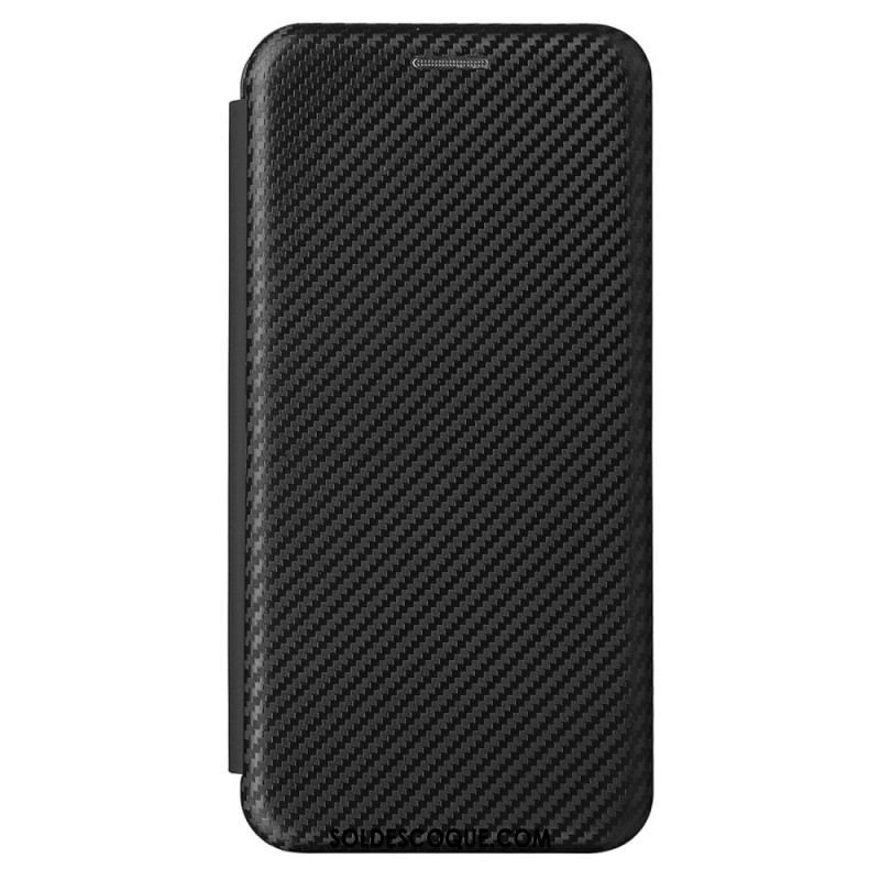 Flip Cover Samsung Galaxy S22 5G Fibre Carbone