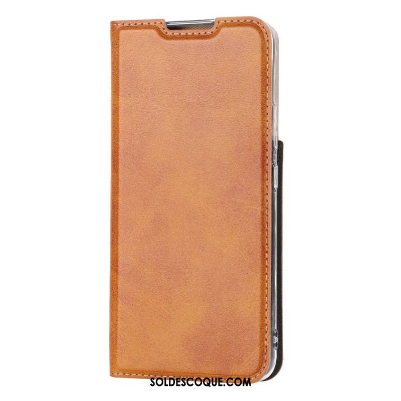 Flip Cover Samsung Galaxy S22 5G Simili Cuir Classe à Lanière