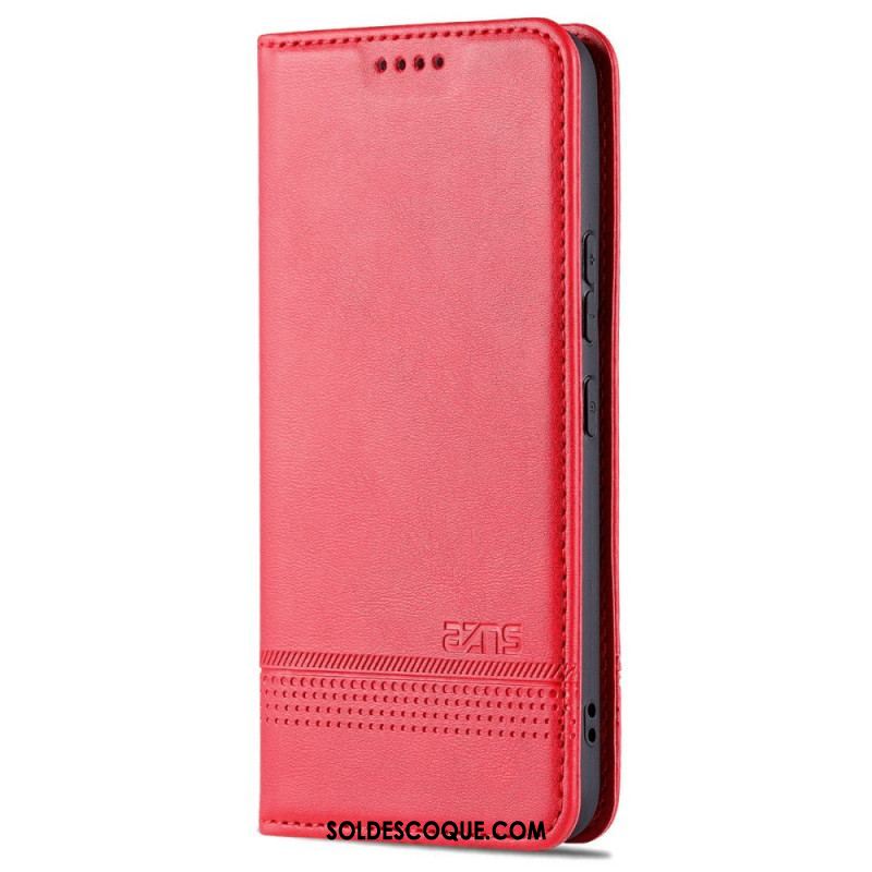 Flip Cover Samsung Galaxy S22 5G Style Cuir AZNS