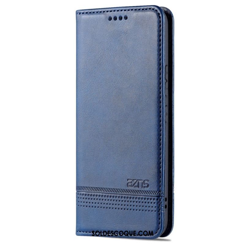 Flip Cover Samsung Galaxy S22 5G Style Cuir AZNS