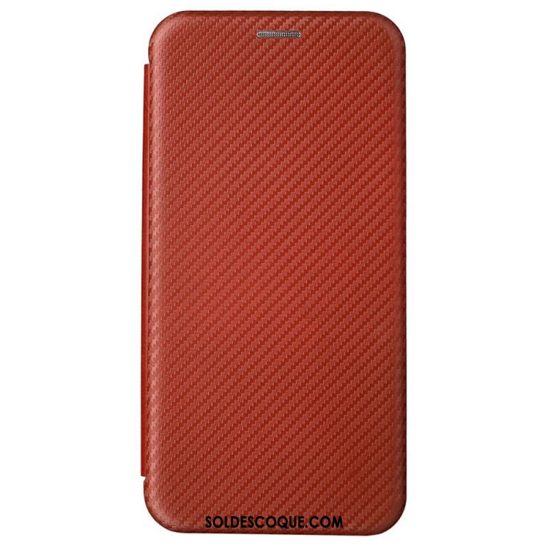 Flip Cover Samsung Galaxy S22 Plus 5G Fibre Carbone