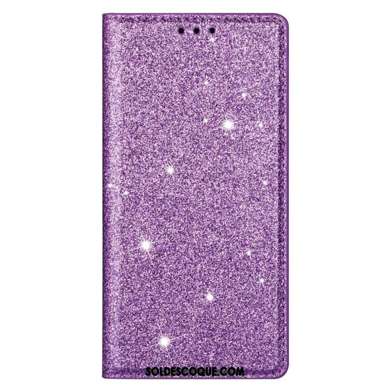 Flip Cover Samsung Galaxy S22 Plus 5G Style Paillettes