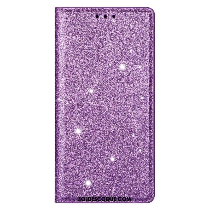 Flip Cover Samsung Galaxy S22 Ultra 5G Style Paillettes