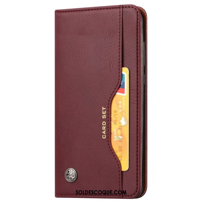 Flip Cover Samsung Galaxy S23 5G Simili Cuir Porte-Cartes