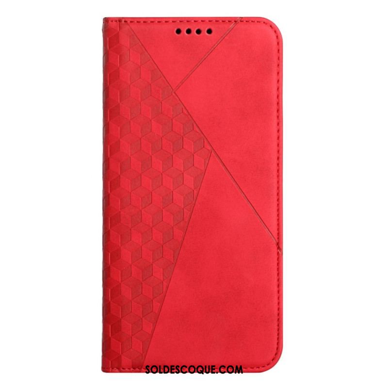 Flip Cover Samsung Galaxy S23 5G Style Cuir Motif 3D