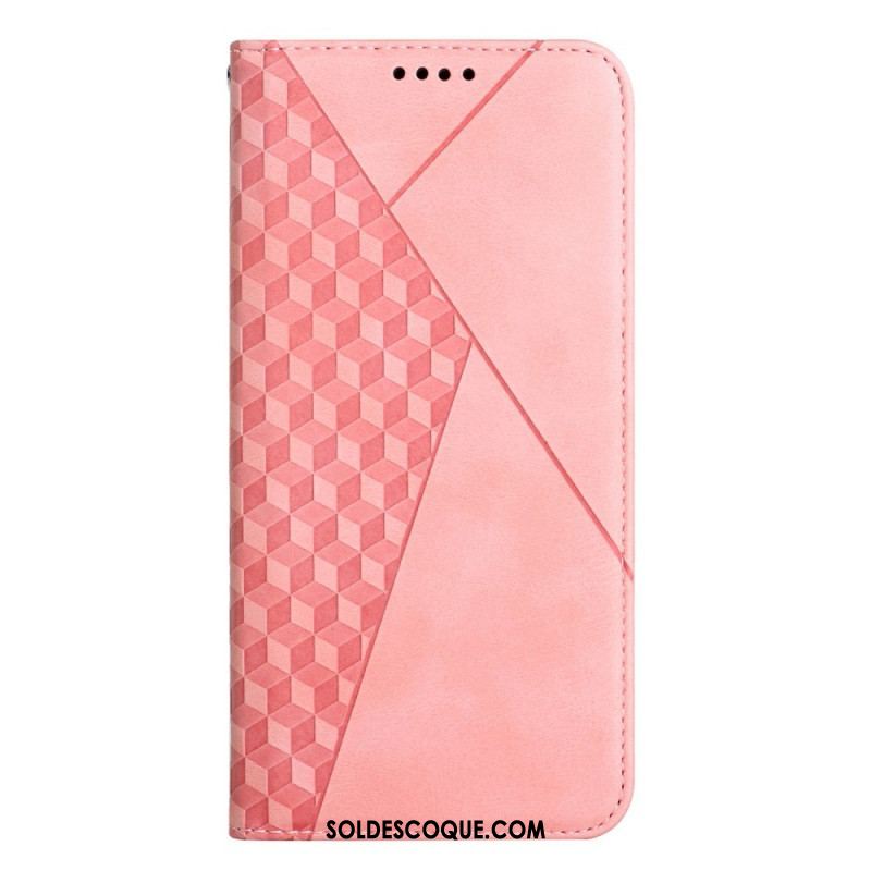 Flip Cover Samsung Galaxy S23 5G Style Cuir Motif 3D