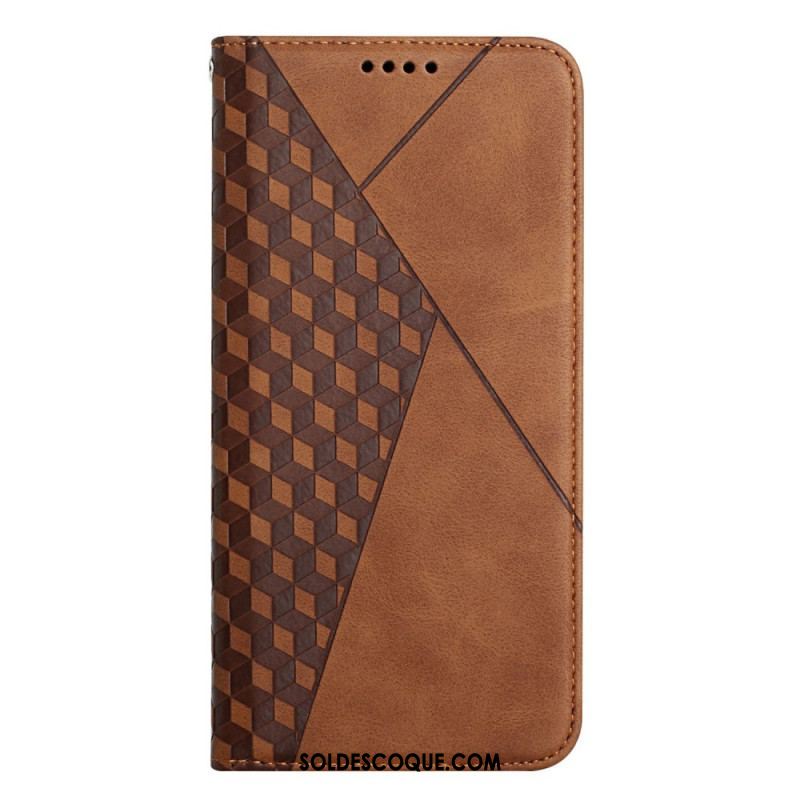 Flip Cover Samsung Galaxy S23 5G Style Cuir Motif 3D