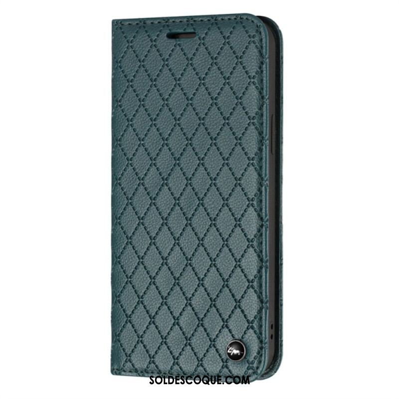 Flip Cover Samsung Galaxy S23 Ultra 5G Losanges RFID