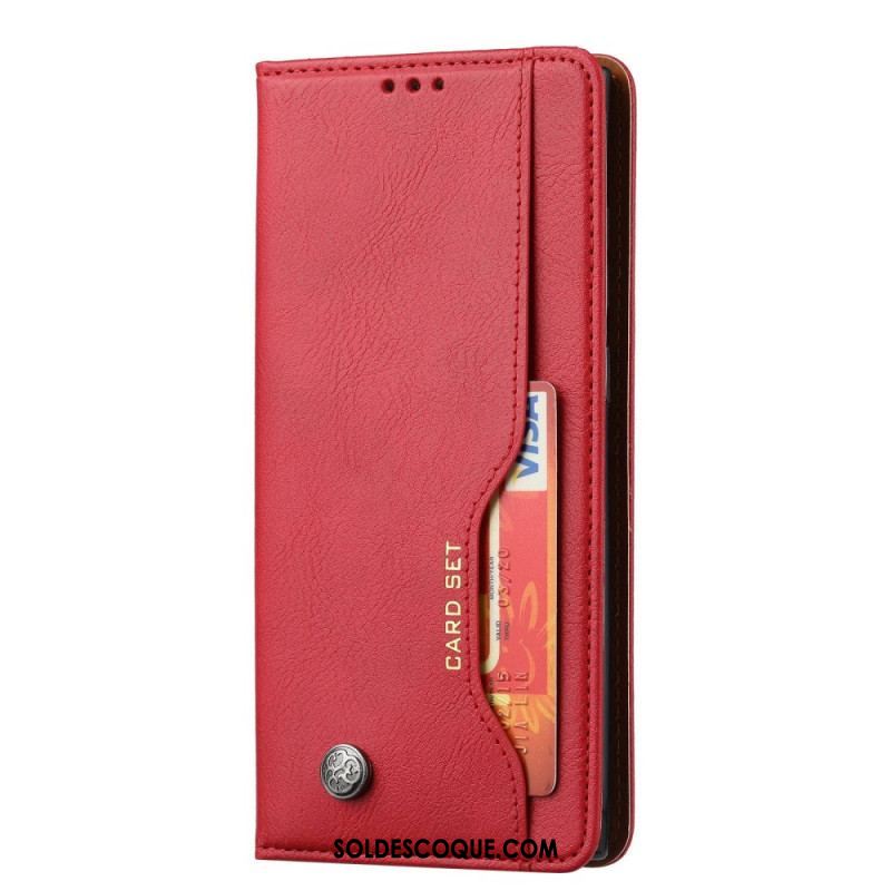 Flip Cover Samsung Galaxy S23 Ultra 5G Simili Cuir Porte-Cartes