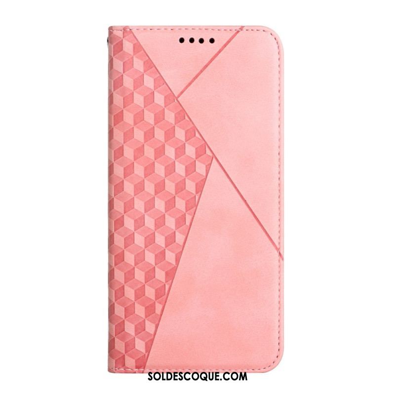 Flip Cover Samsung Galaxy S23 Ultra 5G Style Cuir Motif 3D