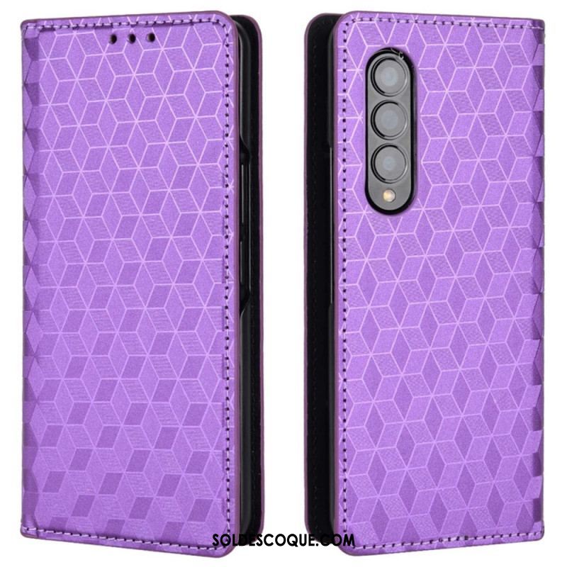 Flip Cover Samsung Galaxy Z Fold 4 Cube 3D