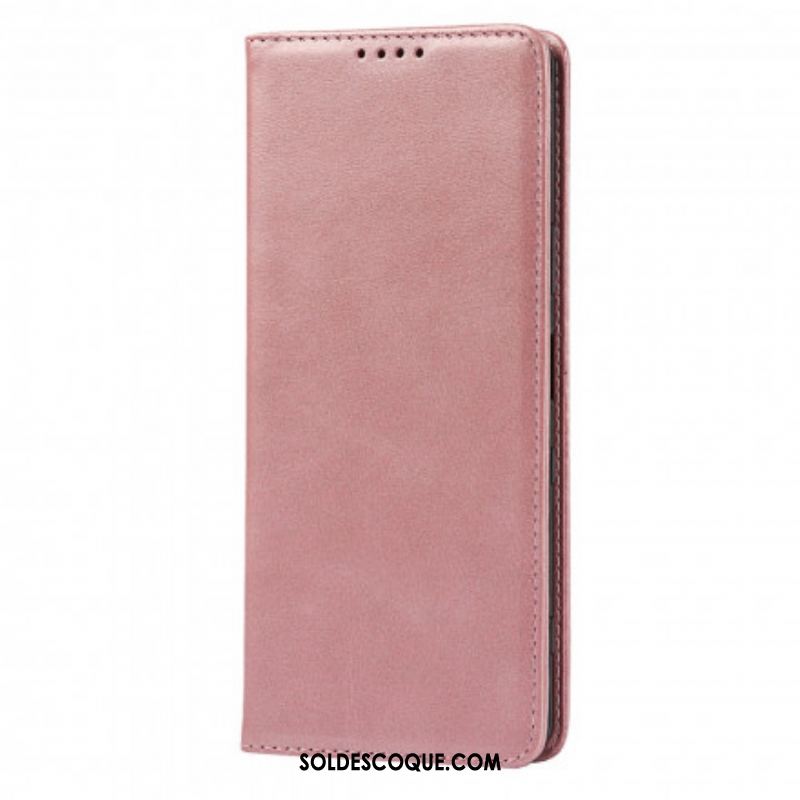 Flip Cover Sony Xperia 1 III Cuir Véritable Classique